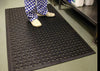 Oil-resistant KrossMat for industrial kitchen slip prevention and anti-fatigue comfort.