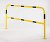 Black & Yellow Perimeter Hoop Barrier with Horizontal Bar (4431347875875)
