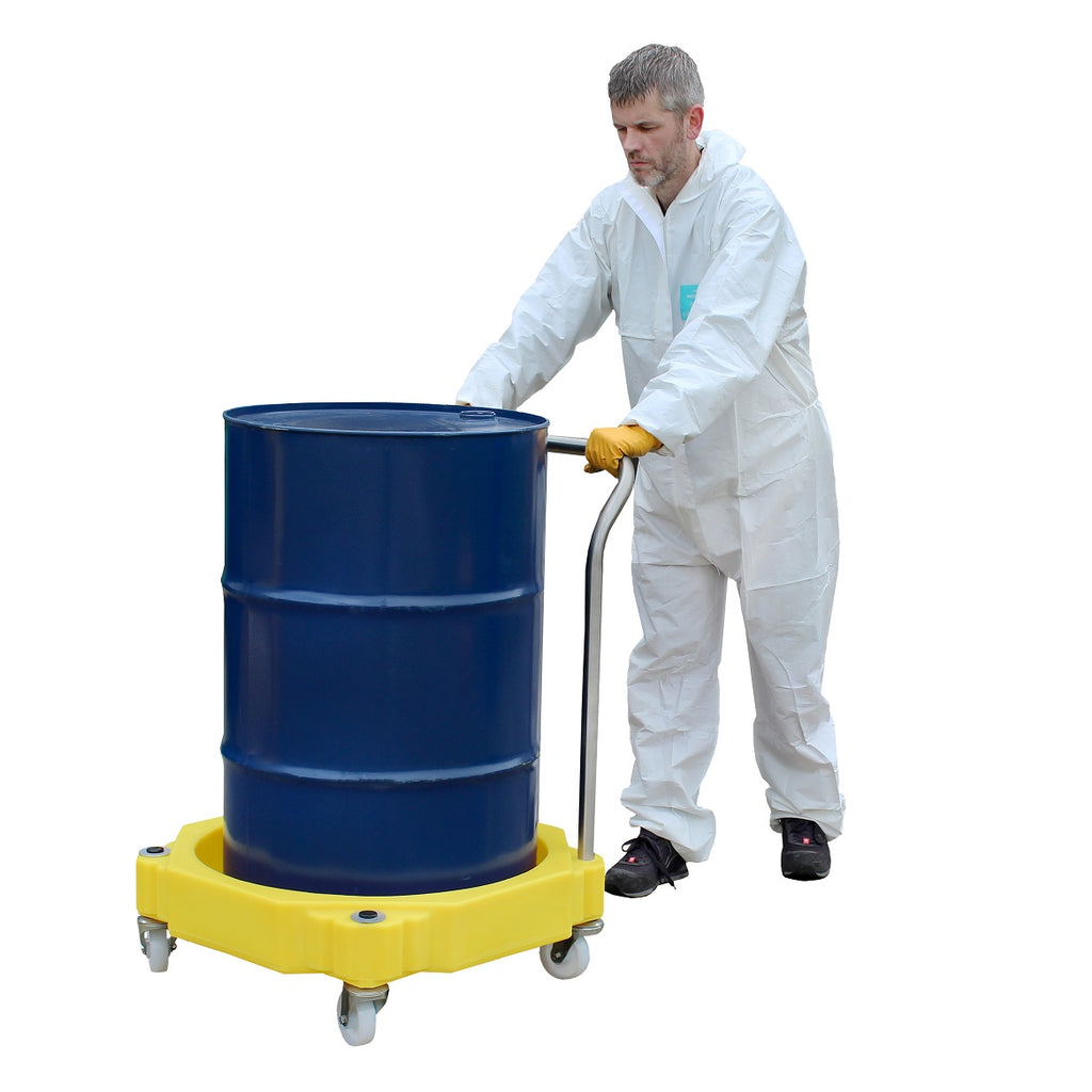 Bunded Drum Dolly with Handle for 1 x 205L Drum (4625979277347)