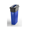 55L Slimline Indoor Executive Recycling Bins blue (6175062491307)