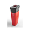 70L Slimline Indoor Executive Recycling Bins red (6175062589611)
