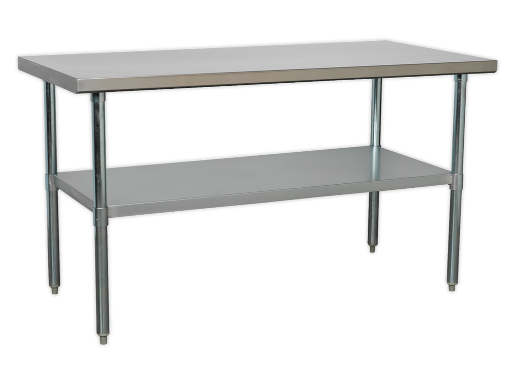Stainless steel workbench 1530mm