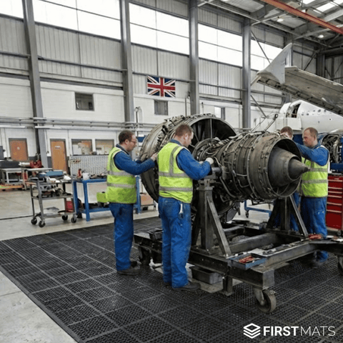 Floor Matting for Hangars & Aerospace Facilities