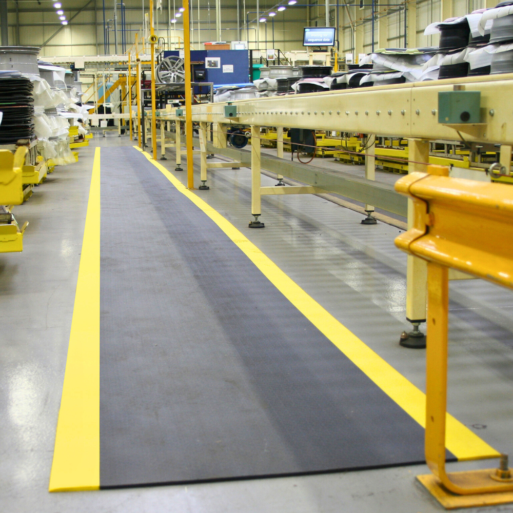Assembly line matting