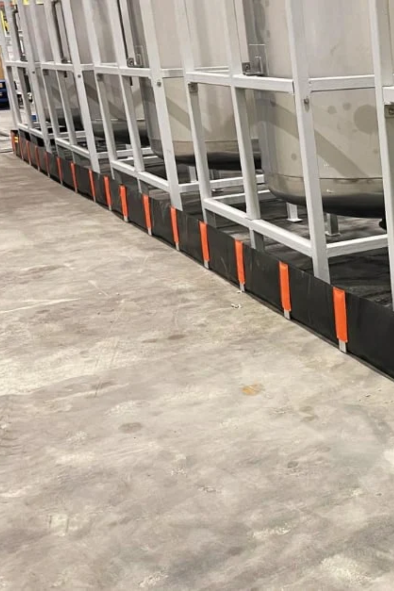 Portable Bunding for Northern Industrial Battery Services