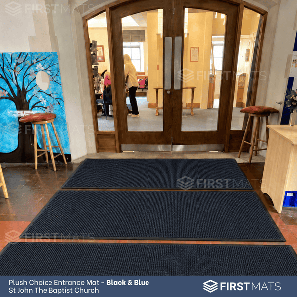 St John the Baptist Church reduces dirt with custom cut entrance matting