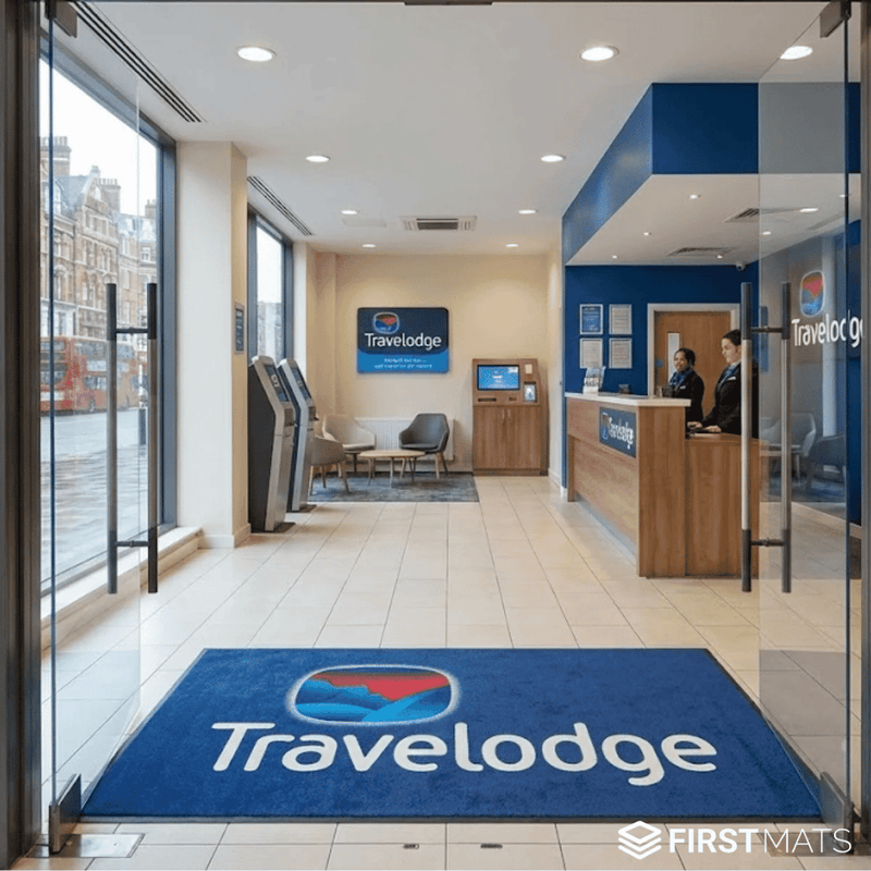 Travelodge Hotel Lobby Logo Mat