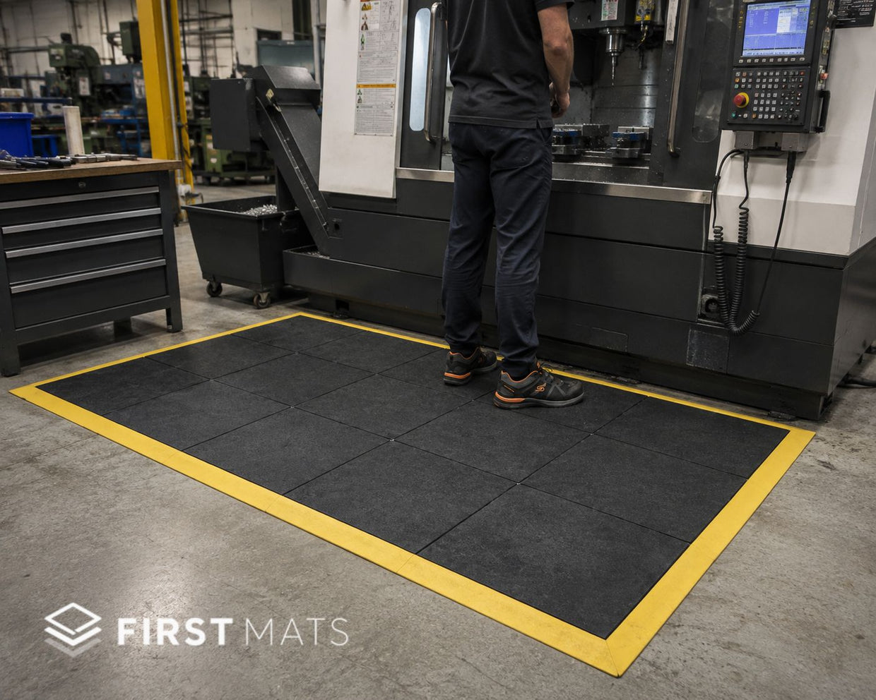 How to Lay Interlocking Industrial Mat Tiles: Edges, Orientation and Installation Basics