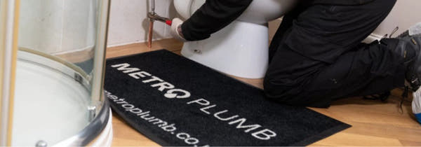 How We Designed and Delivered 300 Logo Mats to Metro Plumb