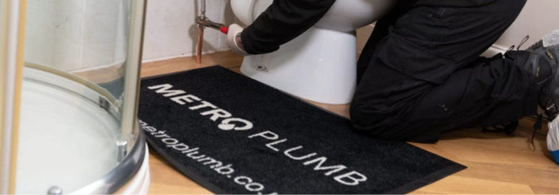 How We Designed and Delivered 300 Logo Mats to Metro Plumb