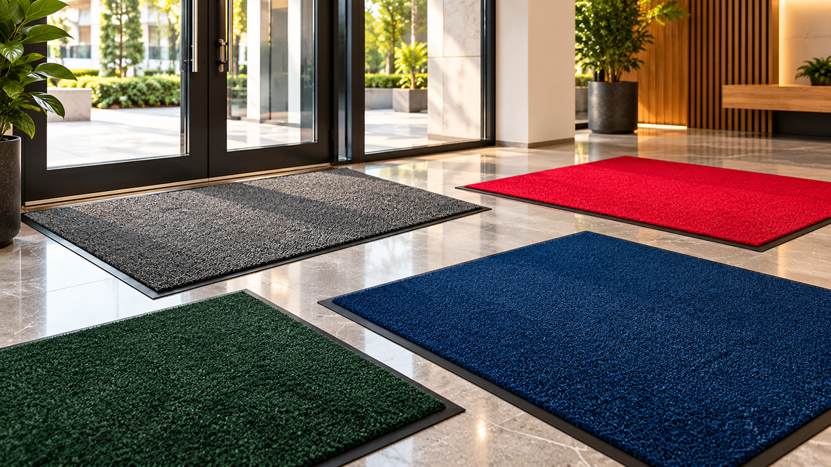 Doormats in a range of colours