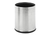 10L Executive Office Bins / Waste Baskets - Stainless Steel Matte