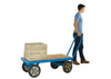 2-tonne turntable truck with slabs on platform