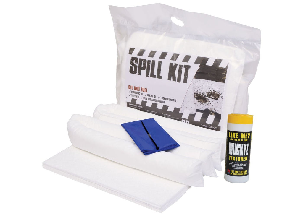 20 Litre Oil and Fuel Spill Kits in Break Packs (6112356499627)