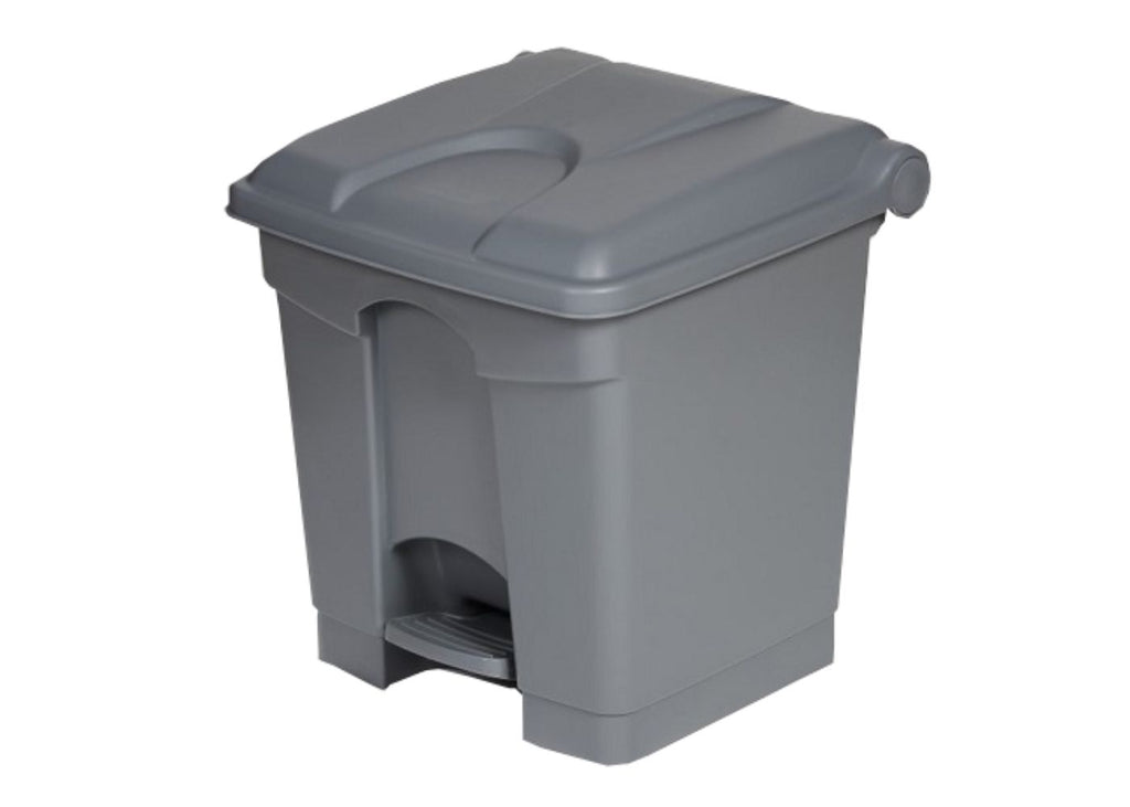 30L Indoor Recycling Pedal Bin - Grey