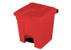 30L Indoor Recycling Pedal Bin - Red
