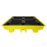 4-Drum Low-Profile Bunded Spill Pallet