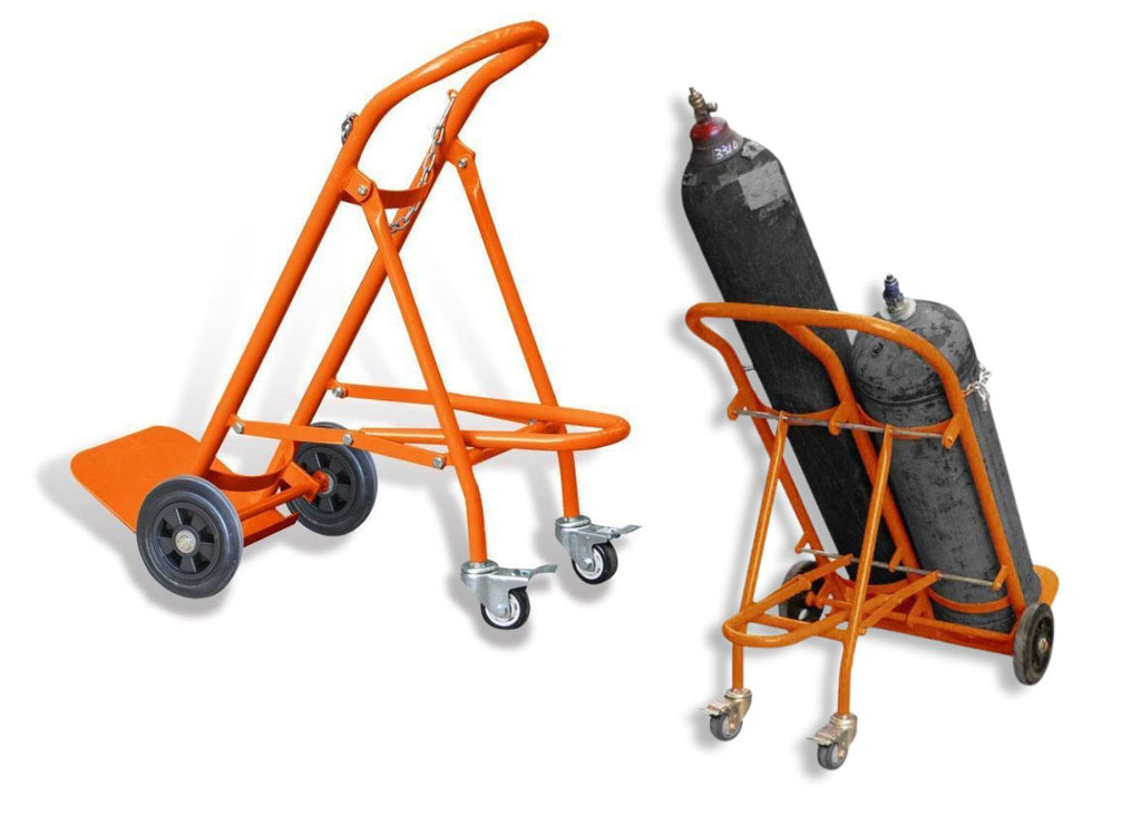 4-Wheel Single & Double Gas Cylinder Sack-Truck Trolley