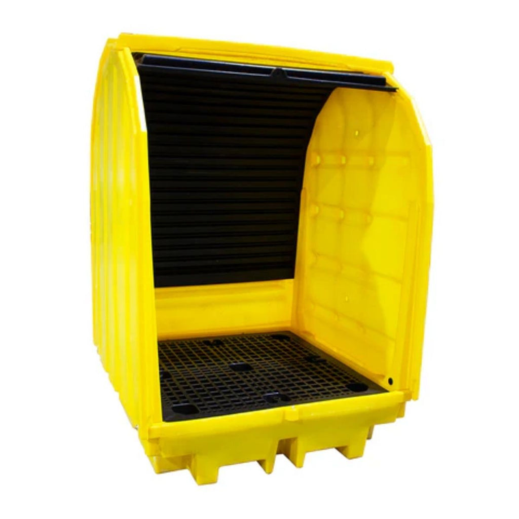 Eco 4 Drum Hard Covered Lockable Spill Pallet