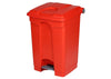 45L Indoor Recycling Pedal Bin - Red