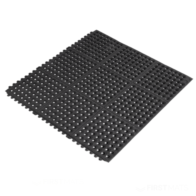 Interlocking Rubber Washdown Area Mats