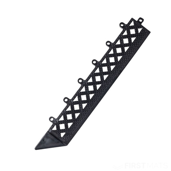 Black mat tile edge piece
