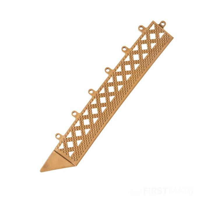 Brown mat tile edge piece
