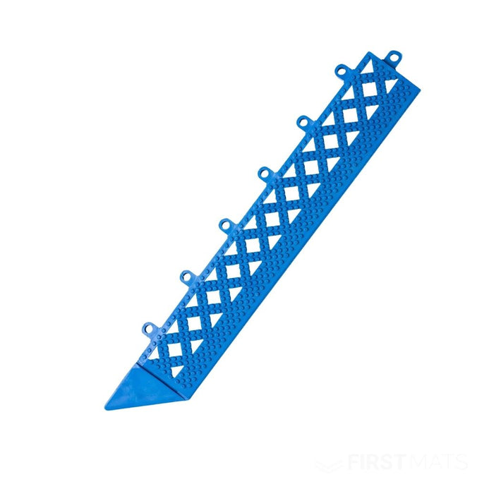 Blue mat tile edge piece