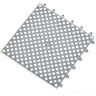 Grey interlocking PVC mat tile