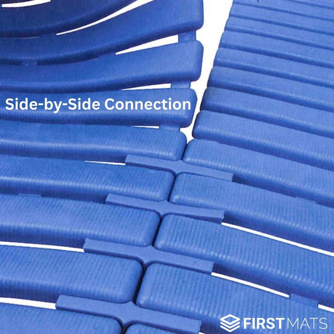 How to connect aqua-step matting rolls together