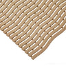 Aqua-Step Duckboard Matting Beige Corner Swatch