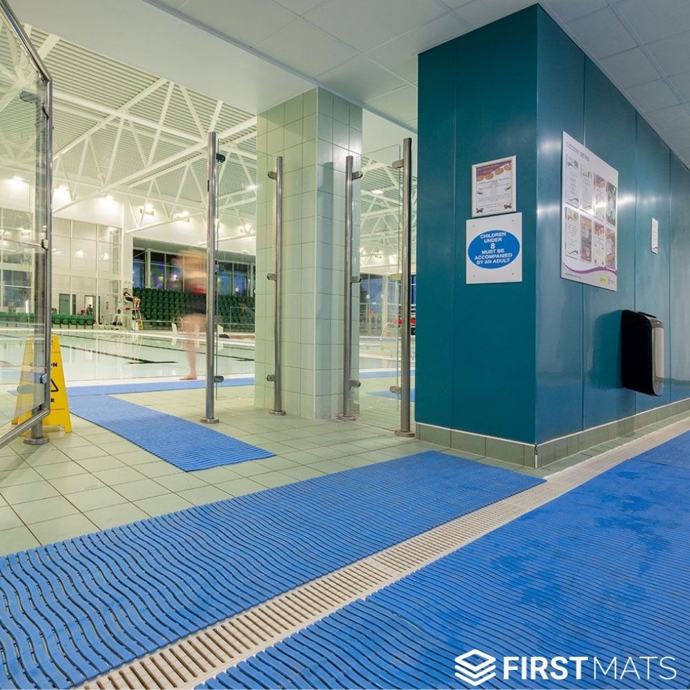 Aqua-Step Low-Profile Swimming Pool Matting