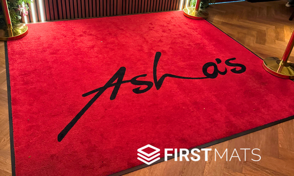 Logo mat installation example