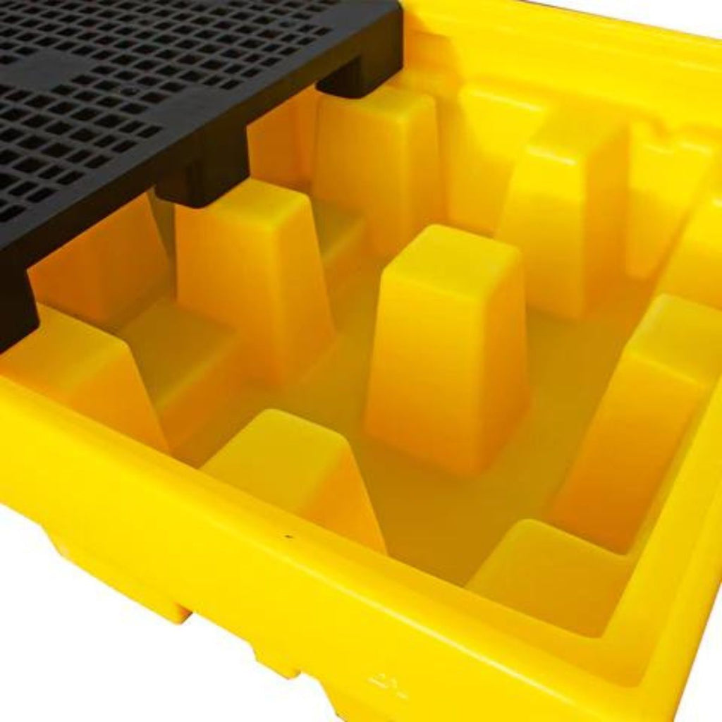 Double IBC Bund Pallet with Removable Deck