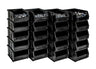 Black Recycled TC Small Parts Bins - Various with Nuts