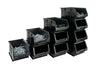 Black Recycled TC Small Parts Bins_ Various with Nuts and springs