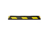 Black and Yellow Rubber Parking Stops 120cm