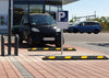 Black and Yellow Rubber Parking Stops (90cm, 120cm, 180cm)