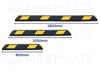 Black and Yellow Rubber Parking Stops (90cm, 120cm, 180cm)