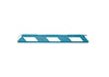 90cm Long Rubber Wheel Stops -  Blue and white. 120cm (4546103345187)