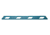 Blue and White Rubber Parking Stops (90cm, 120cm, 180cm)