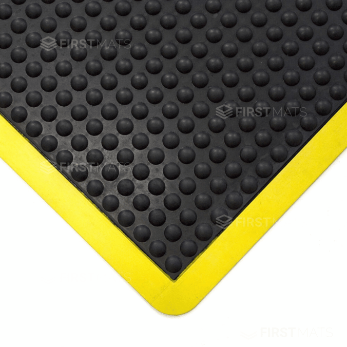 Bubble-Top Rubber Anti-Fatigue Mat