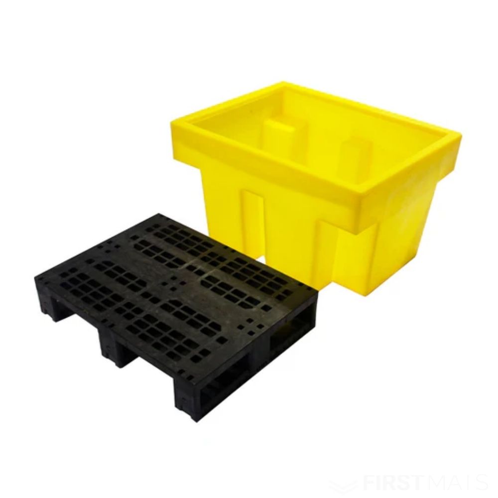 Bunded Spill Pallet for 1 x 205Ltr Drum