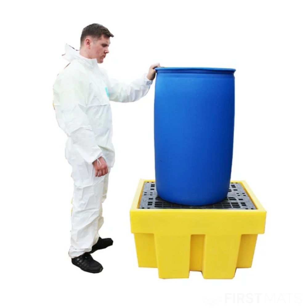 Bunded Spill Pallet for 1 x 205Ltr Drum