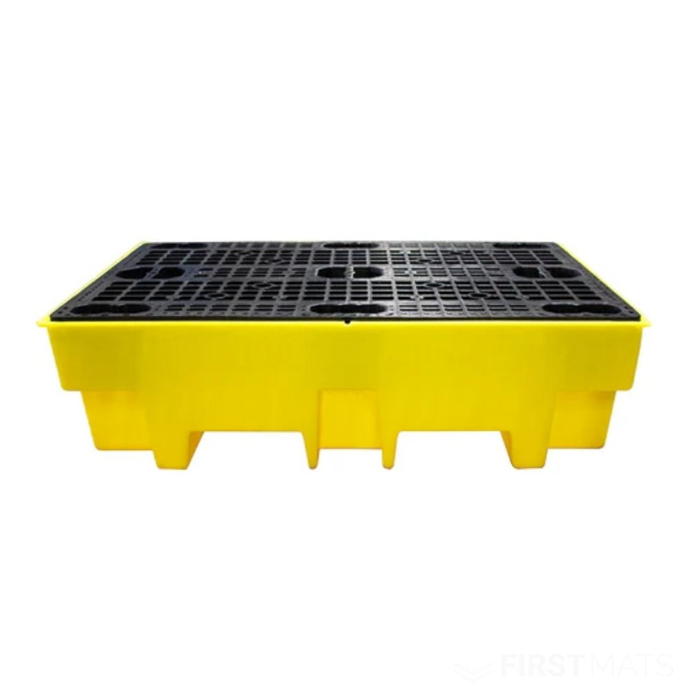 Bunded Spill Pallet for 2 x 205Ltr Drums