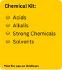 Double-Weight Chemical Absorbent Pads - 100 Pack
