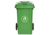 Colour Coded Recycling Bins 80L Wheelie Bins - Green