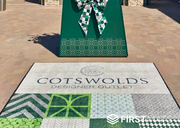 Logo mat installation example