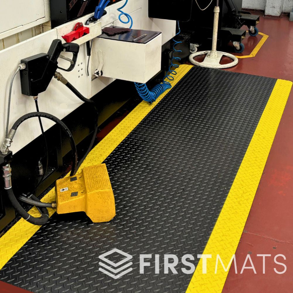 Diamond Foam Heavy-Duty Vinyl-Top Fatigue Matting