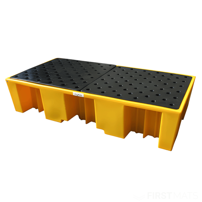 Double IBC Bund Pallet with Removable Deck